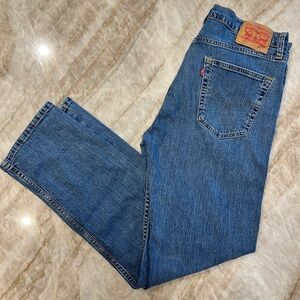 Levi’s 505 Regular Fit Jeans | Men’s 34x32 | Dark Wash Denim | Classic Straight